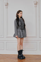 Audrey flare mini skirt