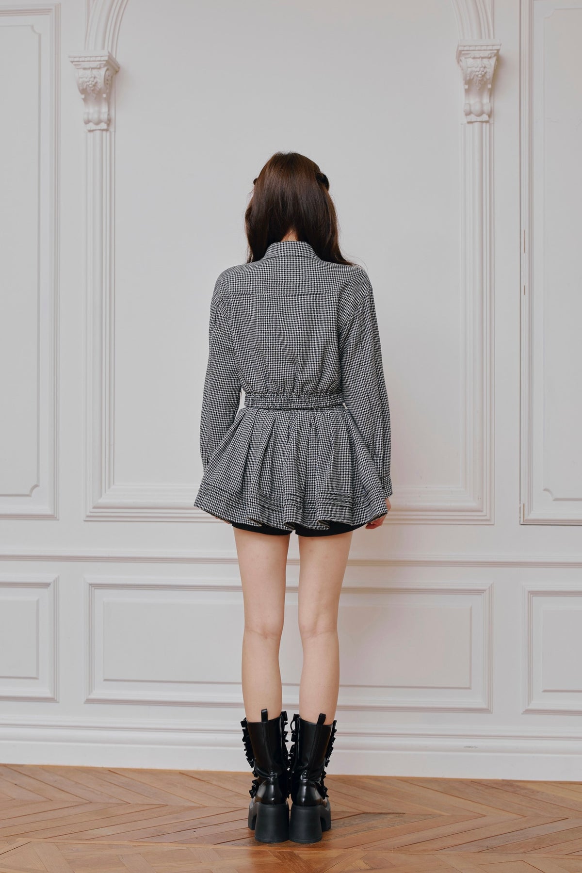 Audrey frill jumper jacket