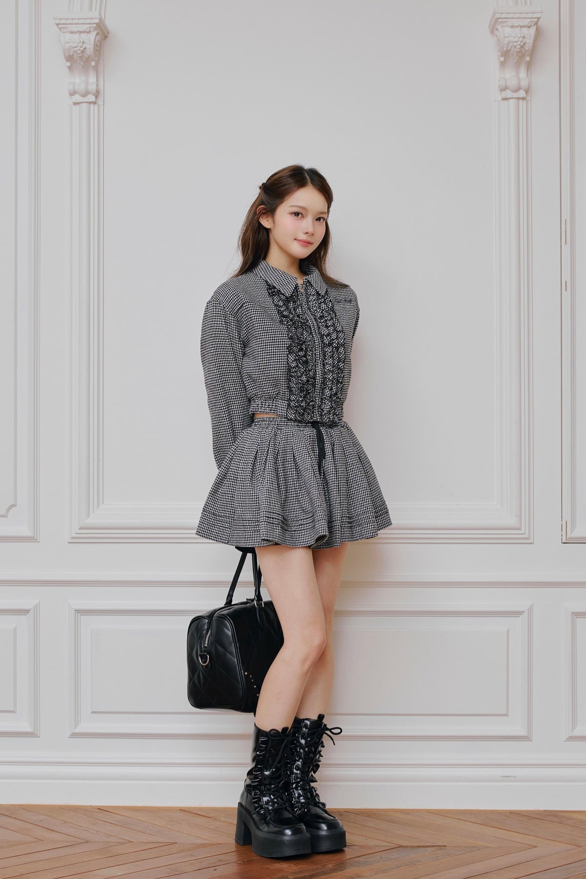 Audrey frill jumper jacket
