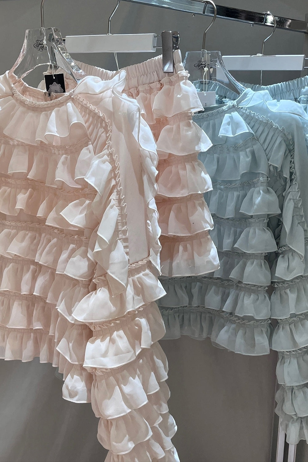 sweet pea chiffon frill tops