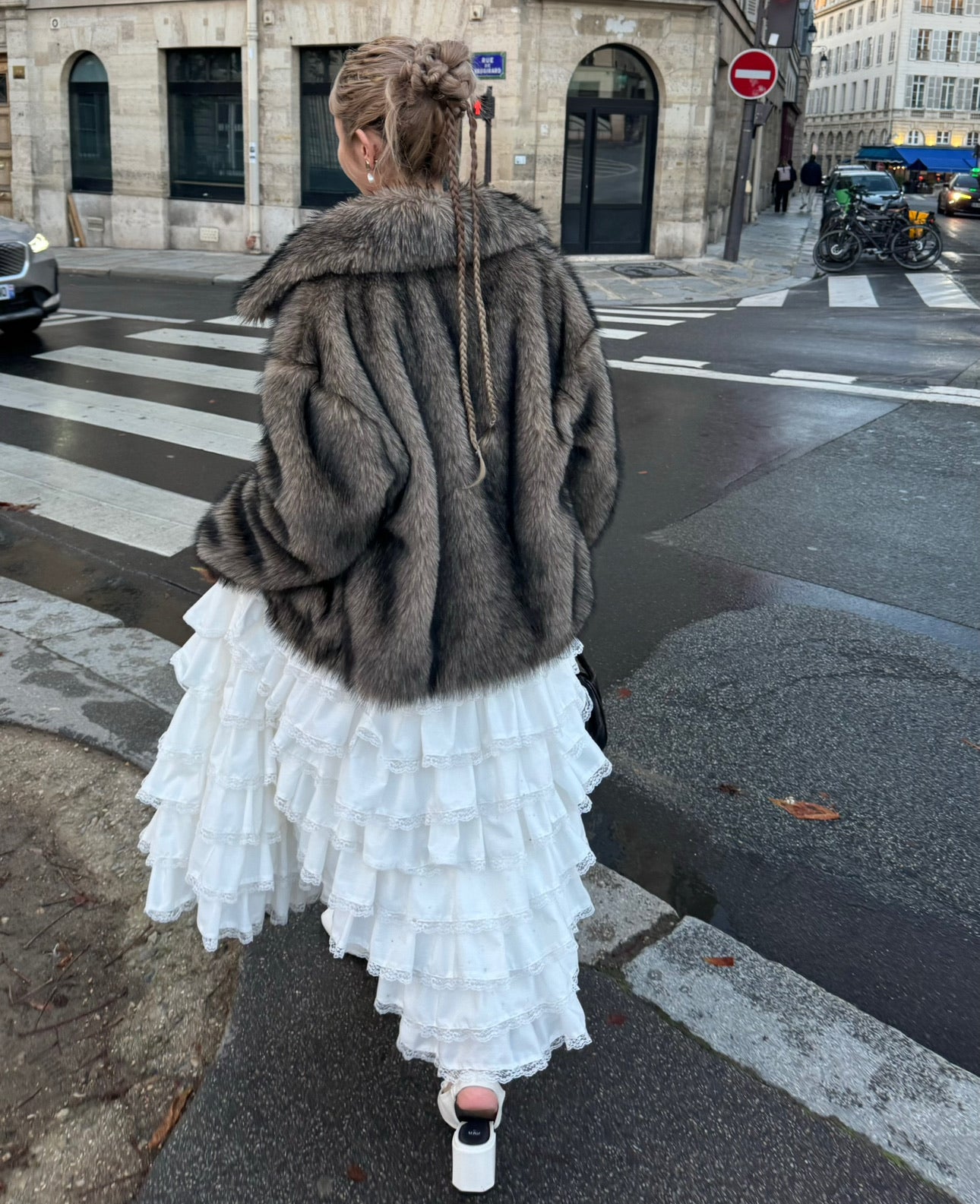 Treat Ürself fox fur coat