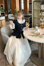 classical peplum jacket