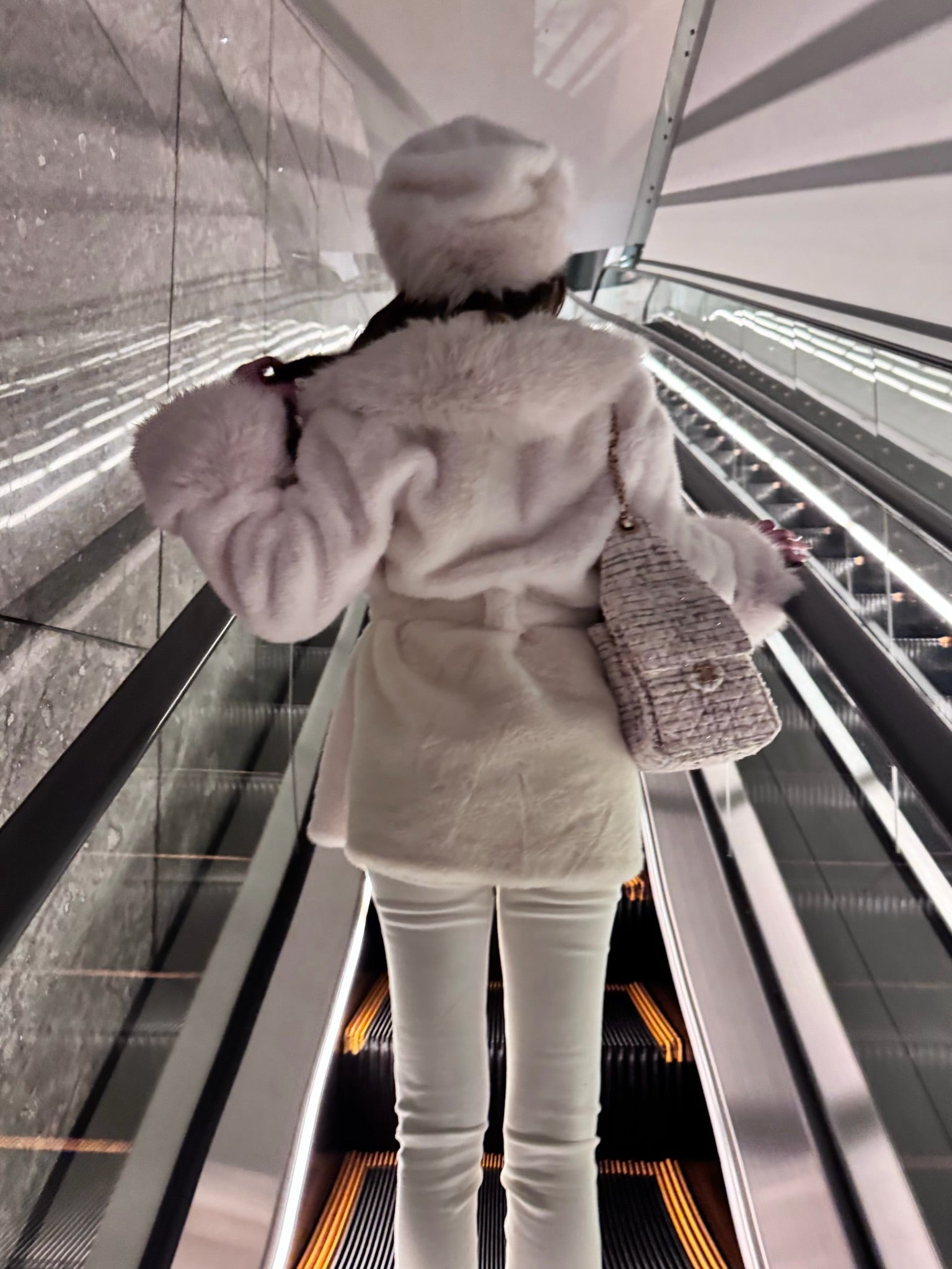 Belle A-Line Fur Coat