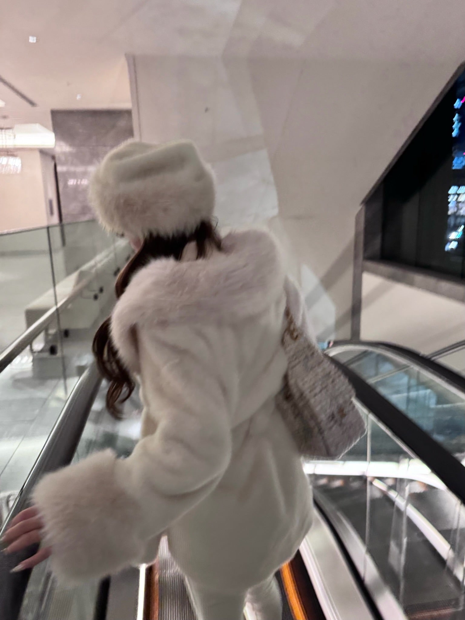 Belle A-Line Fur Coat