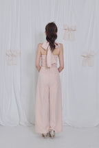 lace tag slacks wide pants