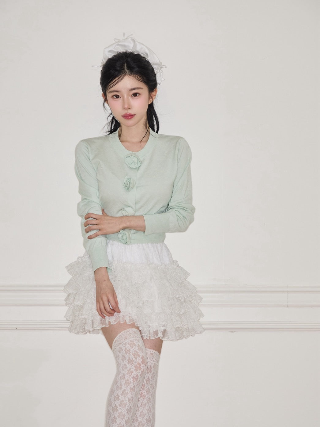 【予約販売】Russell lace mini skirt