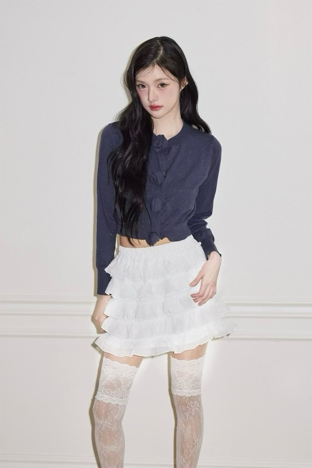 sweet pea chiffon frill skirt