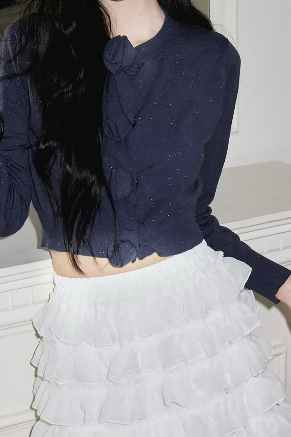sweet pea chiffon frill skirt