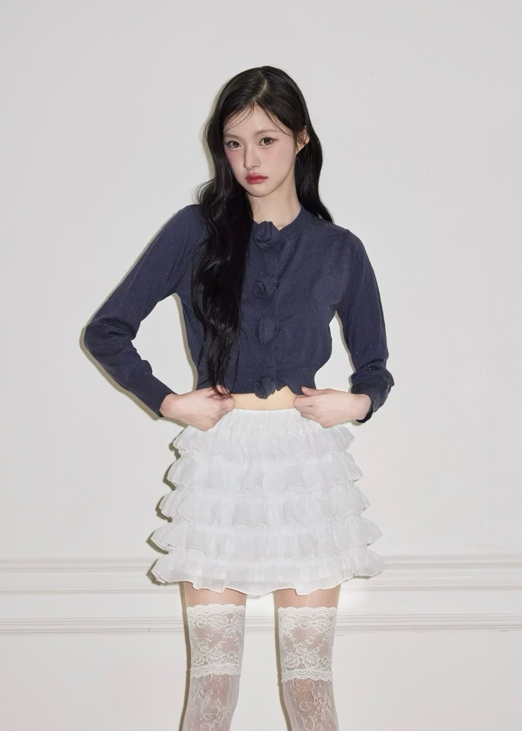 sweet pea chiffon frill skirt