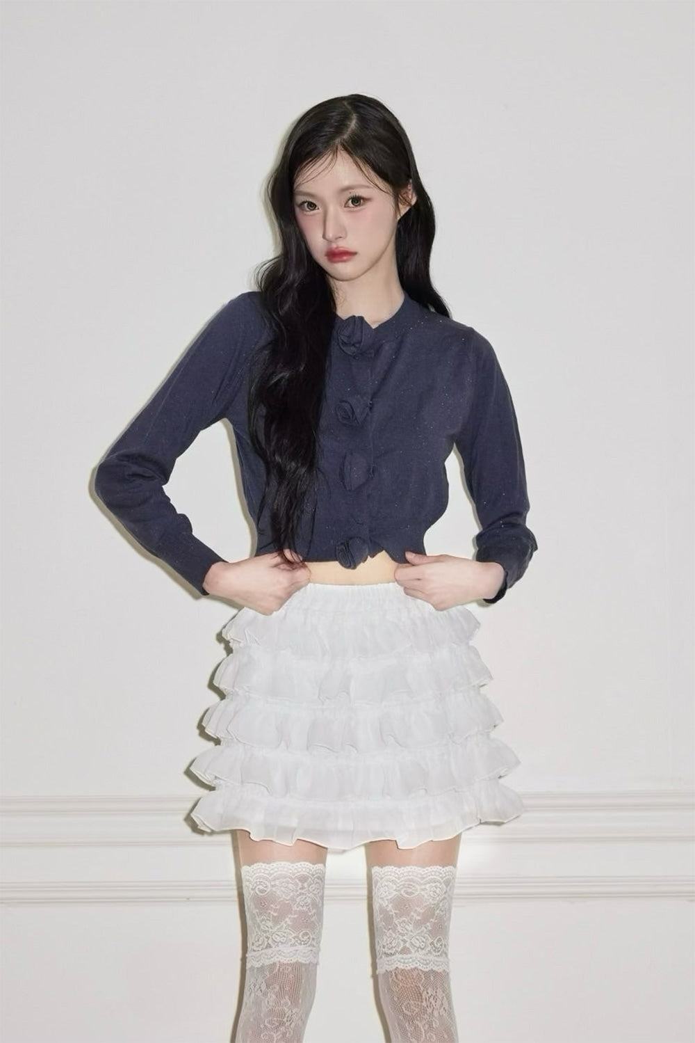 sweet pea chiffon frill skirt