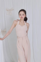 lace tag slacks wide pants
