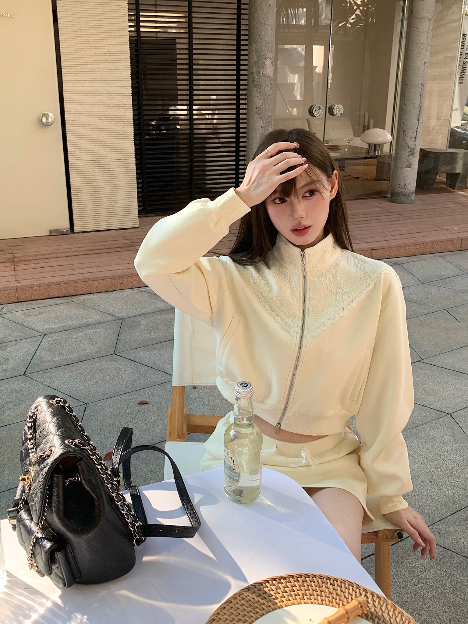 Bloom Lace Jersey tops