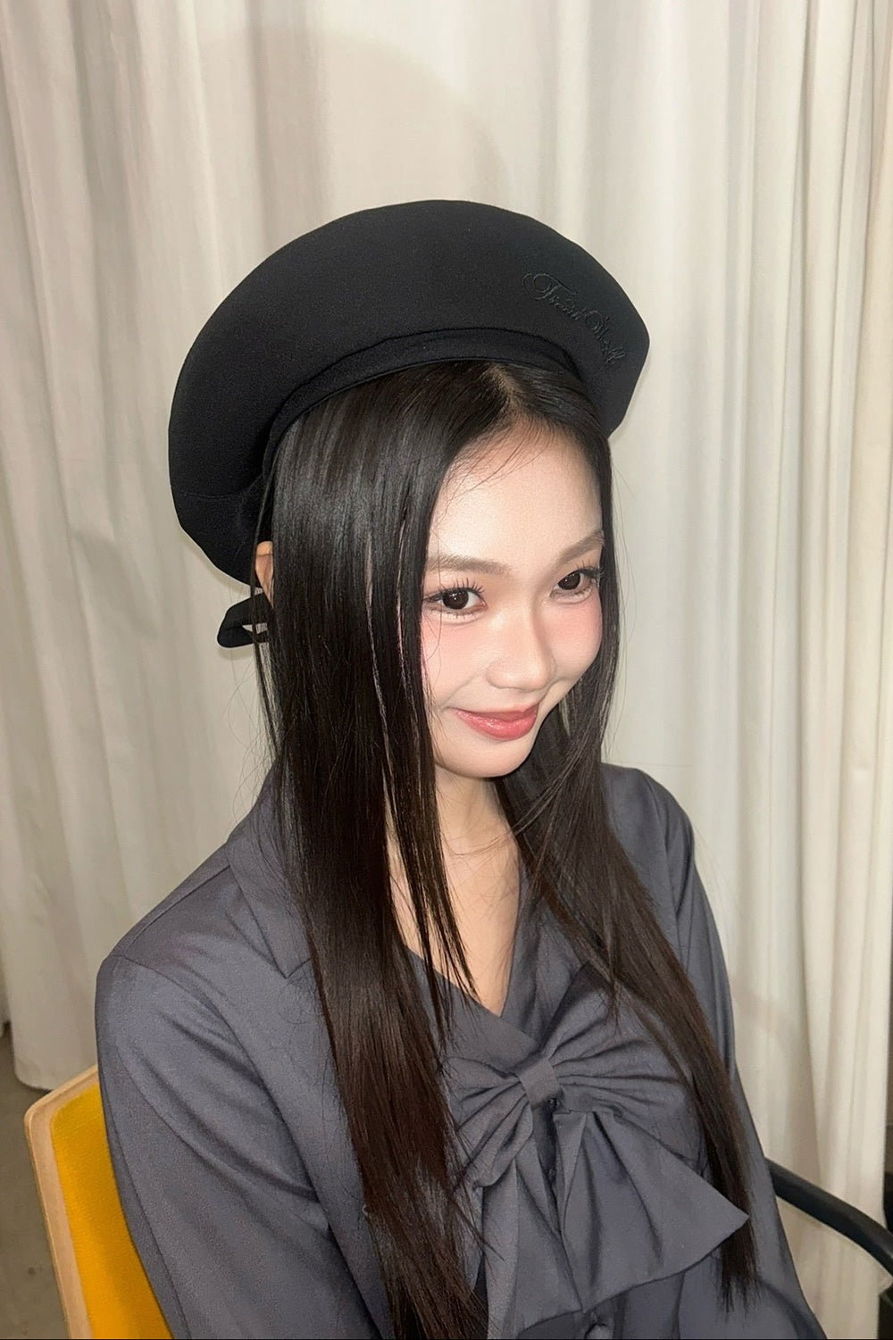 Treat Ürself ribbon béret hat