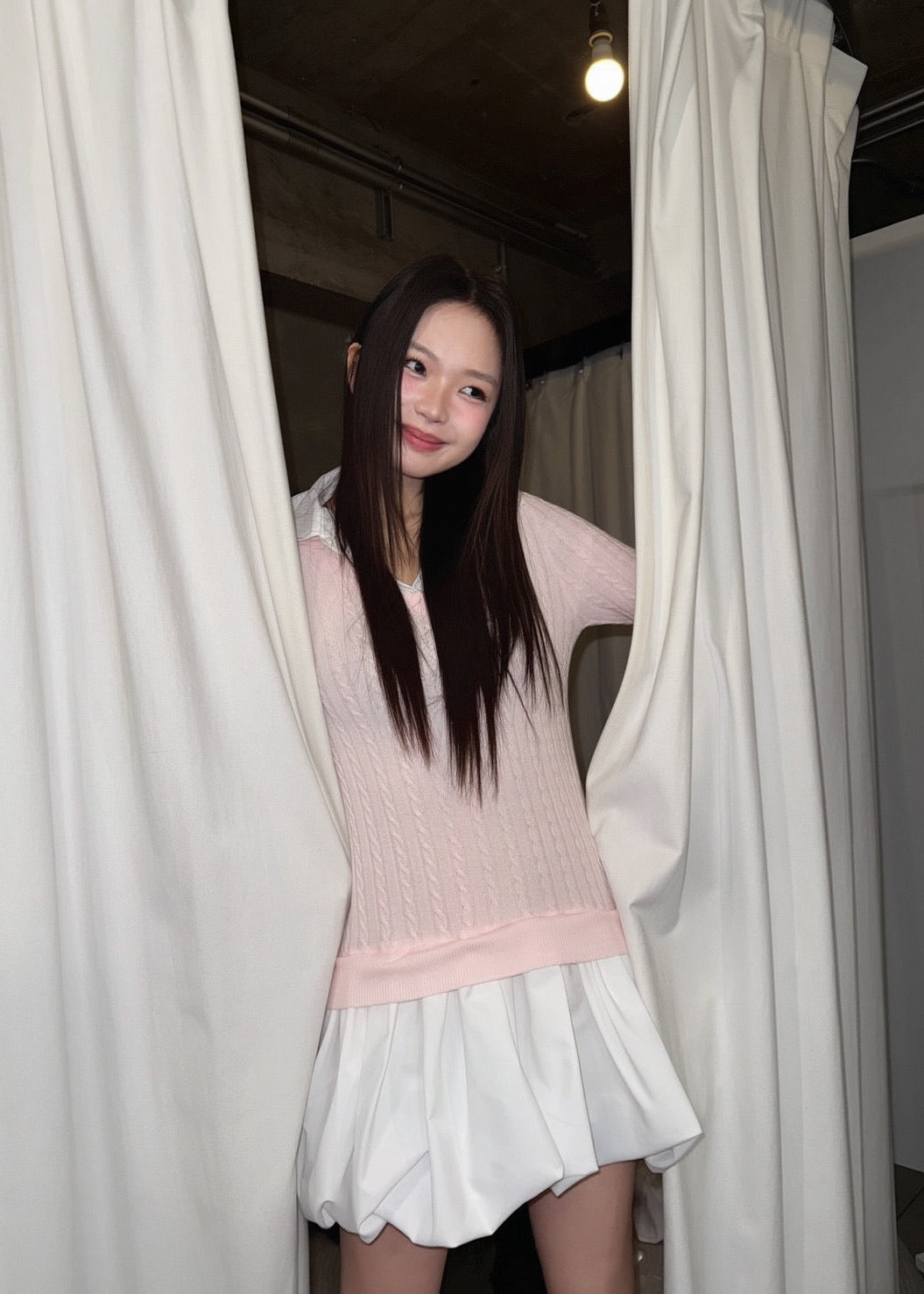 knit shirts docking ballon one-piece