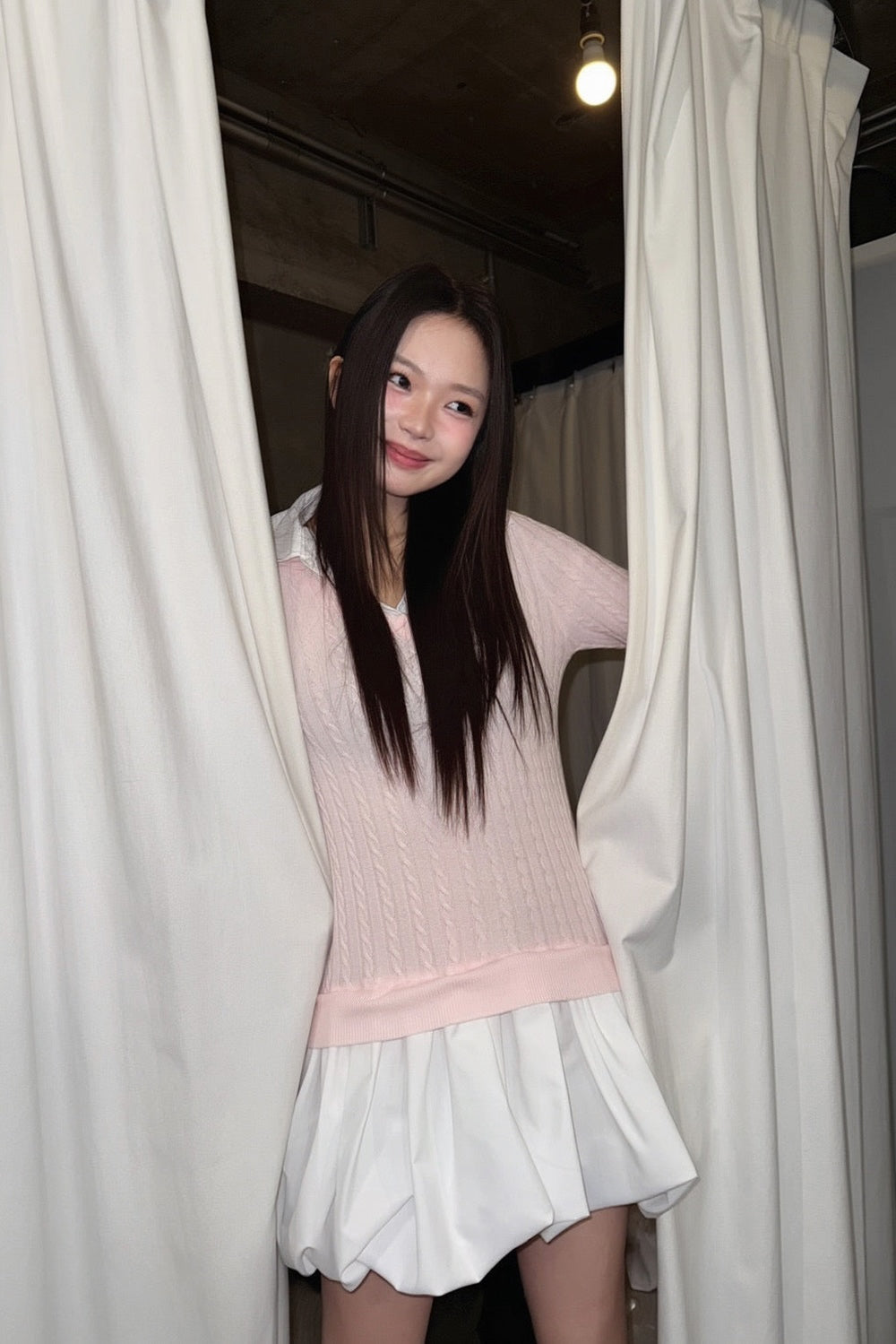 knit shirts docking ballon one-piece