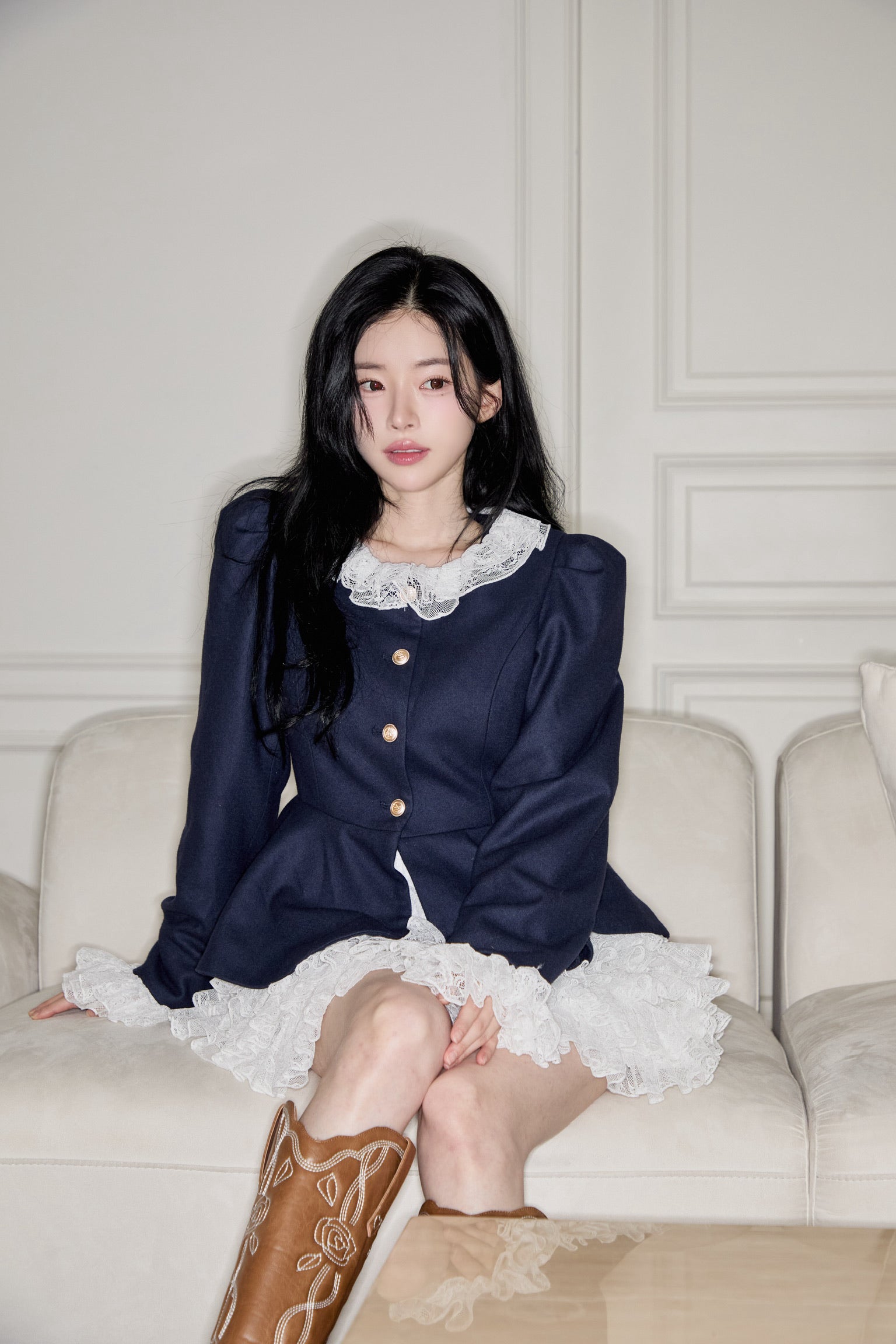 【予約販売】Russell lace mini skirt