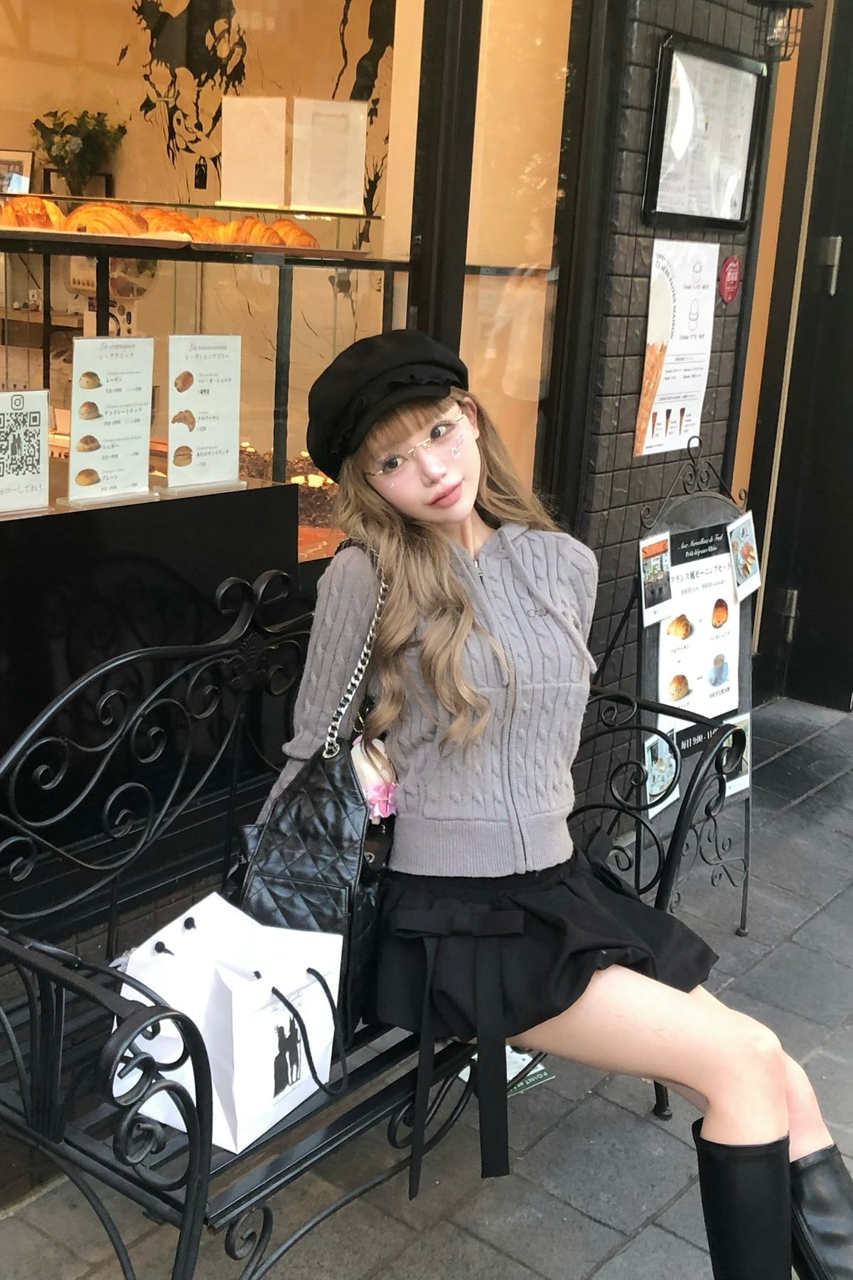 Baby frill casquette