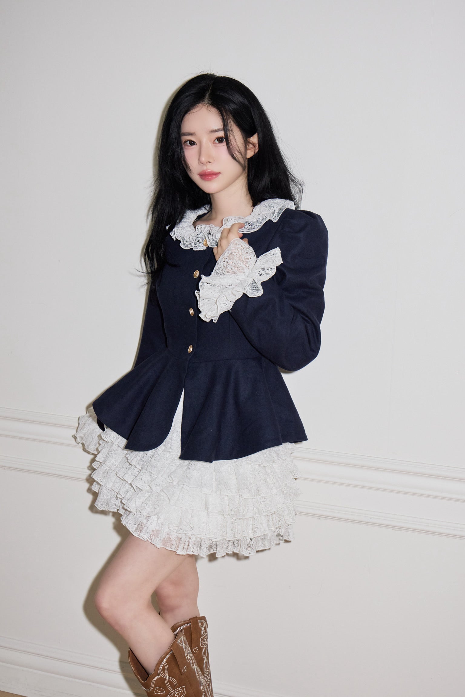 【予約販売】Russell lace mini skirt