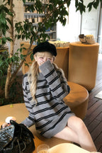 Preppie border knit