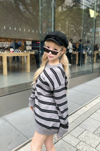 Preppie border knit