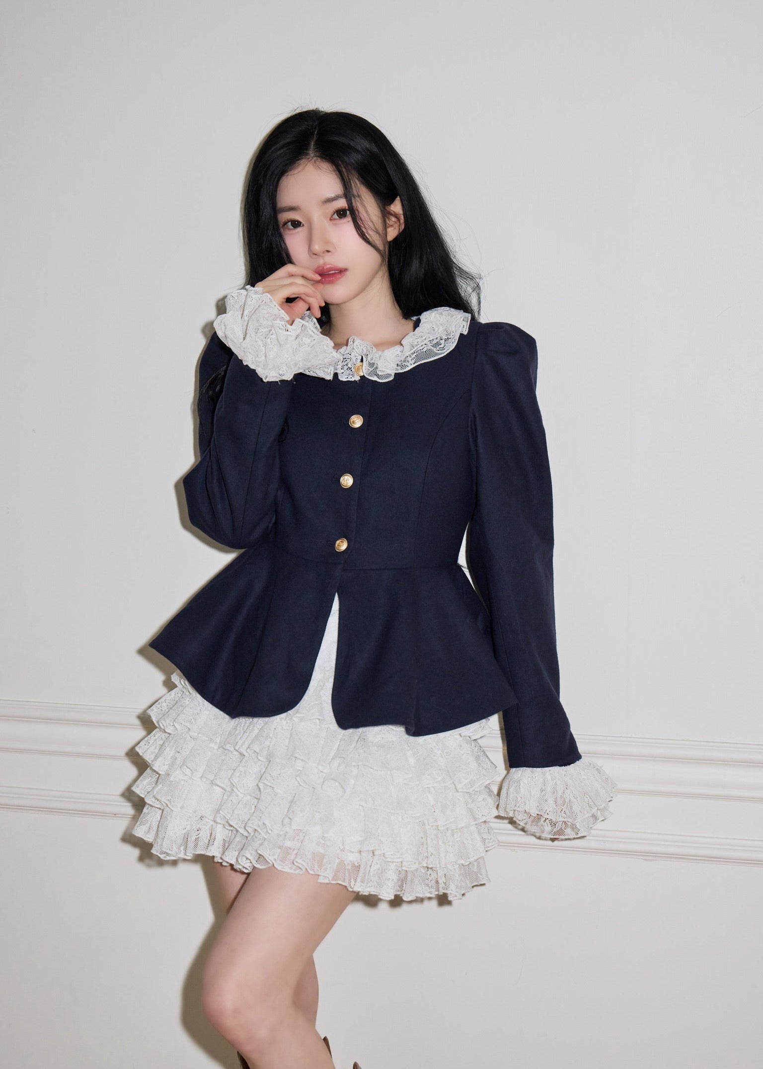 【予約販売】Russell lace mini skirt