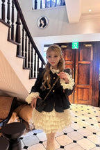 Russell lace mini skirt