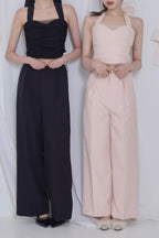 lace tag slacks wide pants