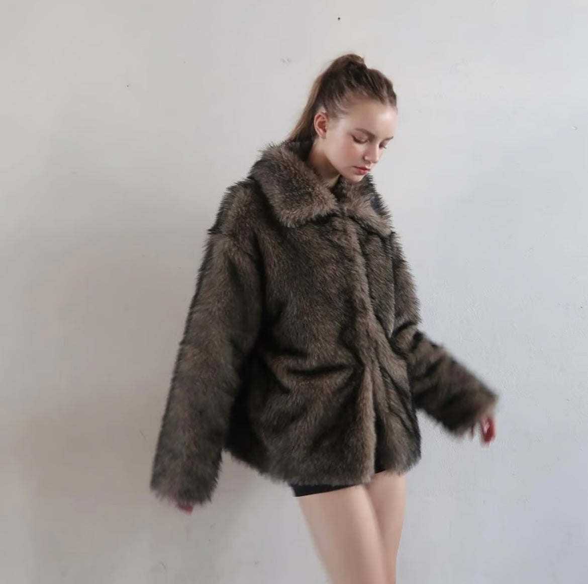 Treat Ürself fox fur coat