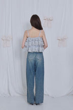 Treat Ürself Crystal bijou denim