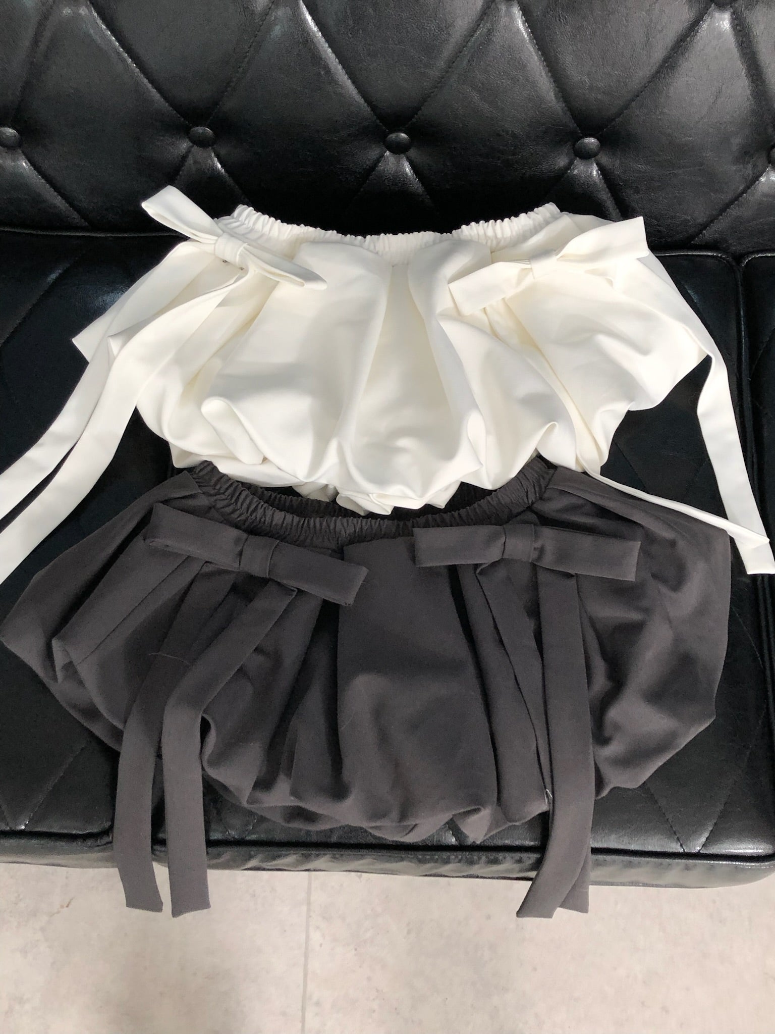 ribbon ballon mini skirt