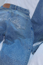 Treat Ürself Crystal bijou denim