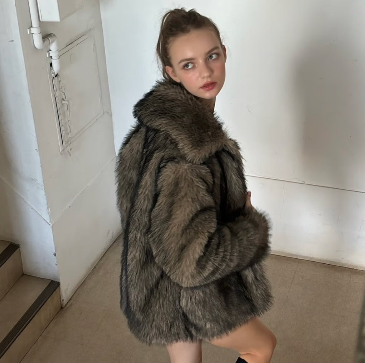 Treat Ürself fox fur coat