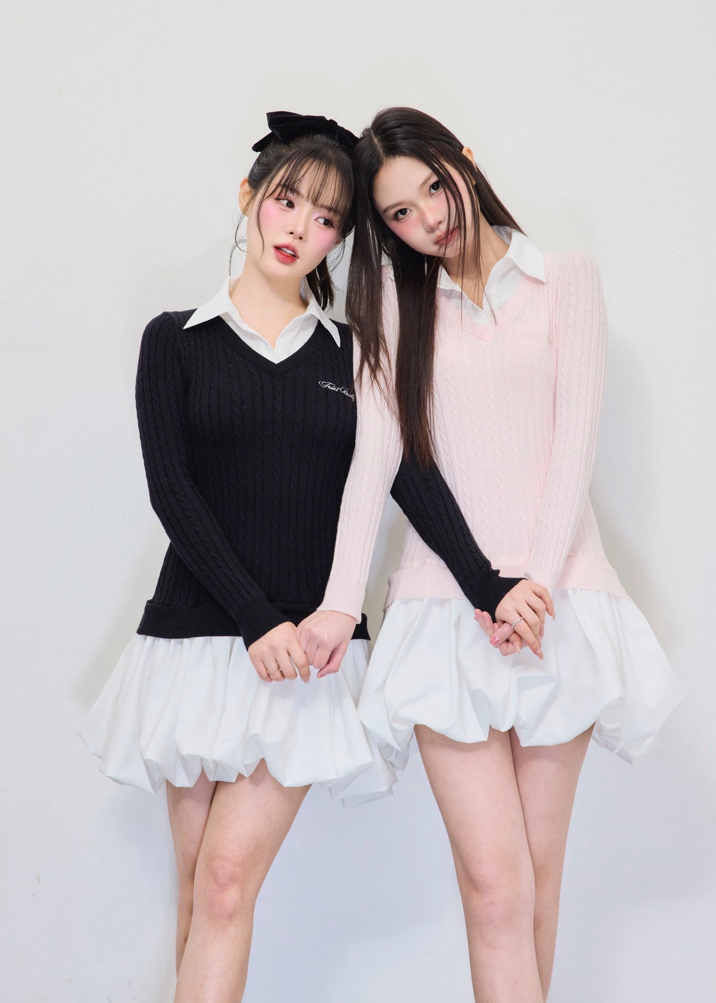 knit shirts docking ballon one-piece