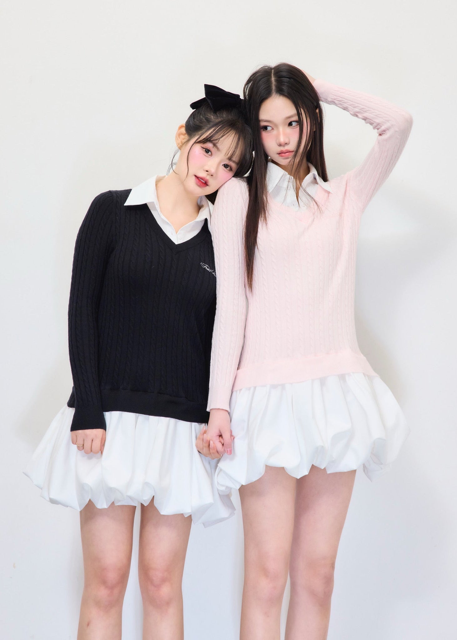 knit shirts docking ballon one-piece