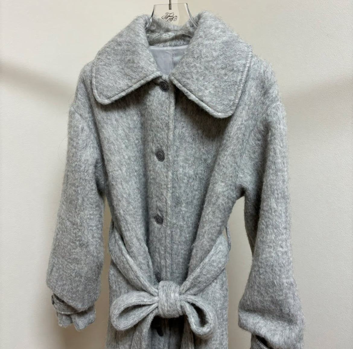 British classical long coat (gray)