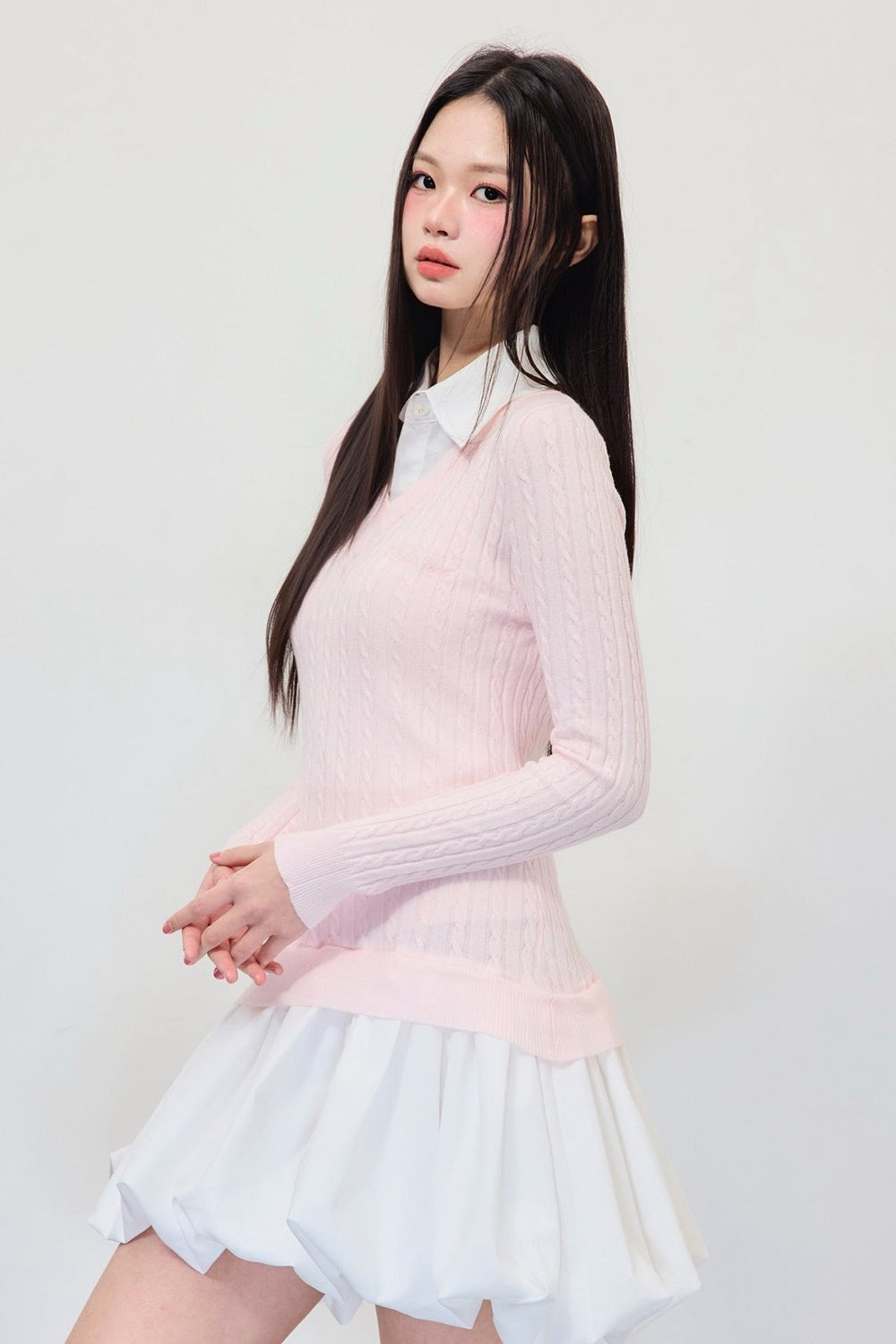 knit shirts docking ballon one-piece