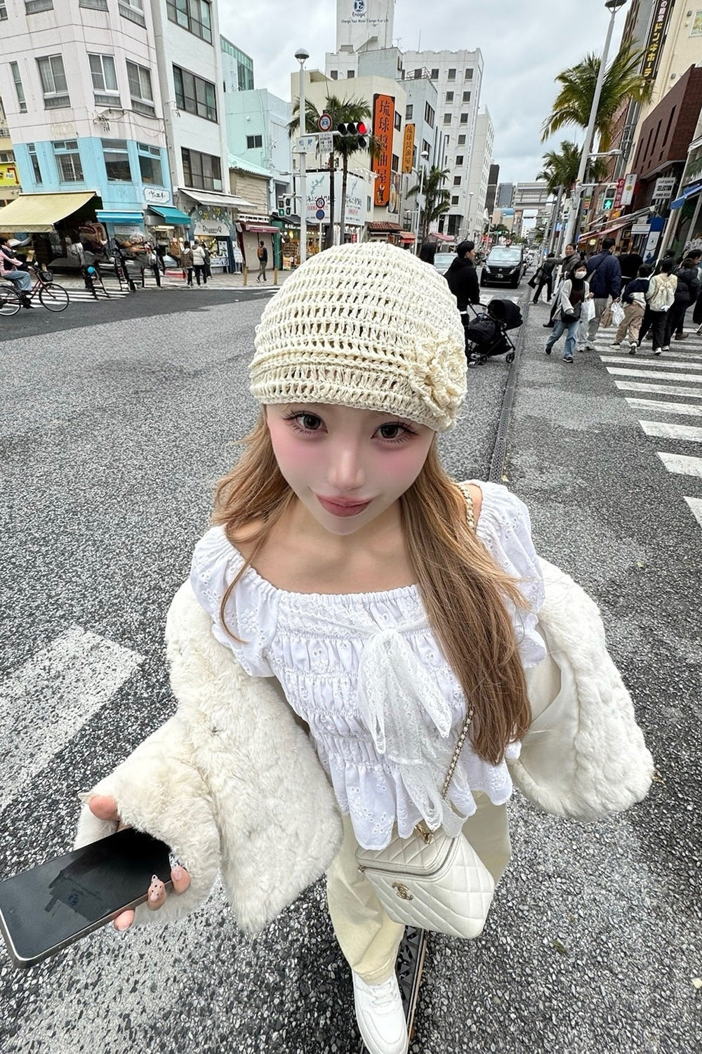 Front Ribbon Peony Puff Top