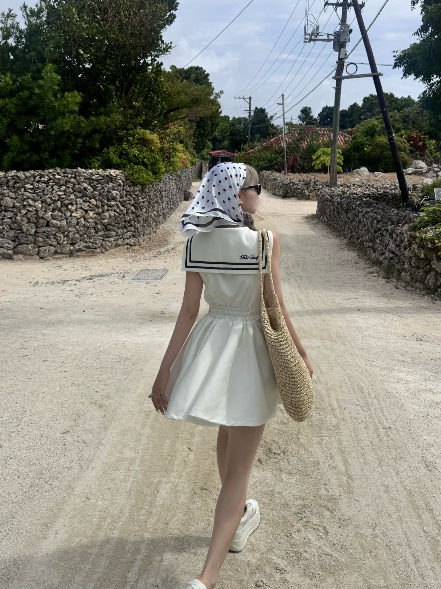 Marine sailor mini one-piece