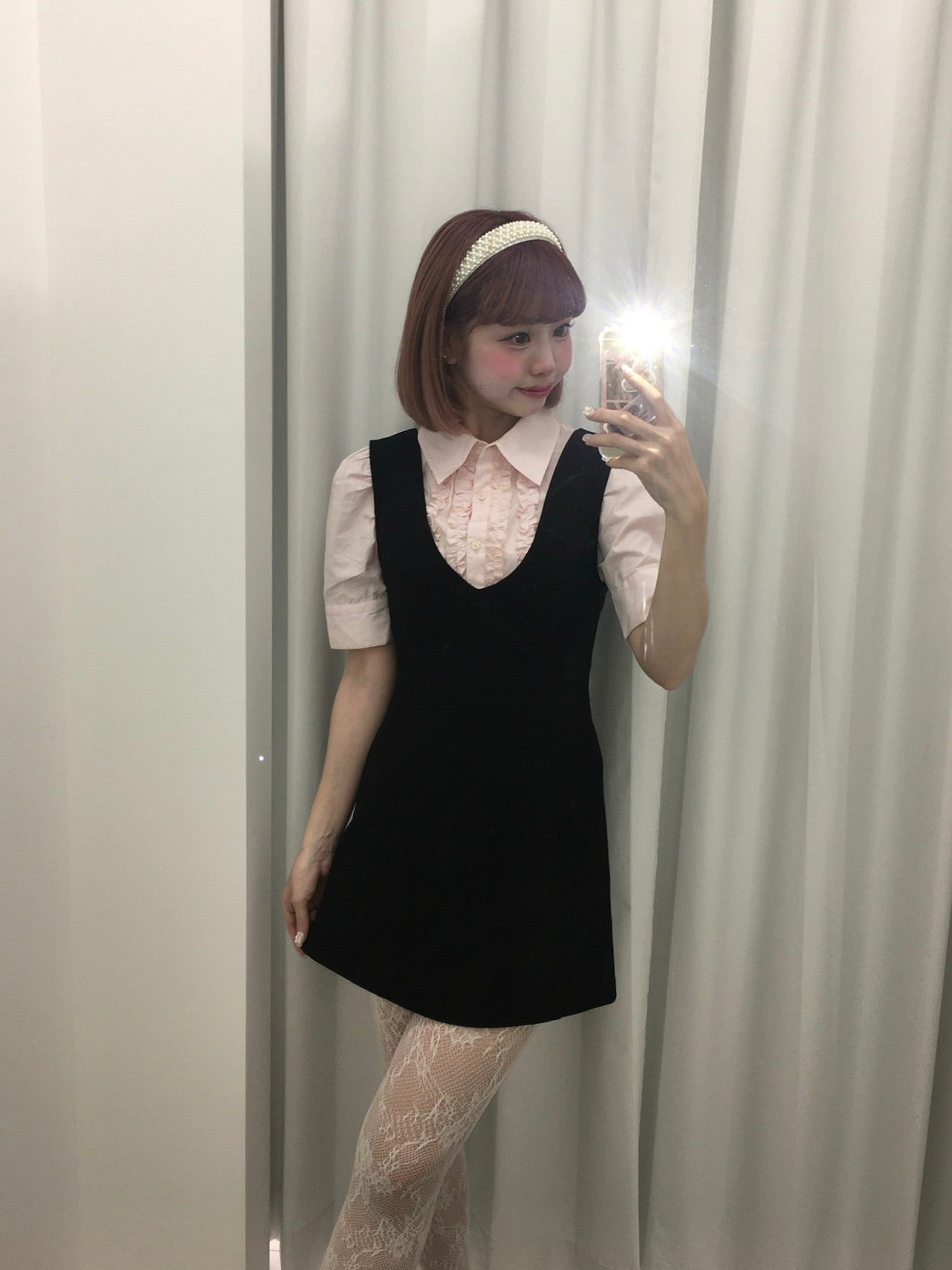 classy line jumper skirt