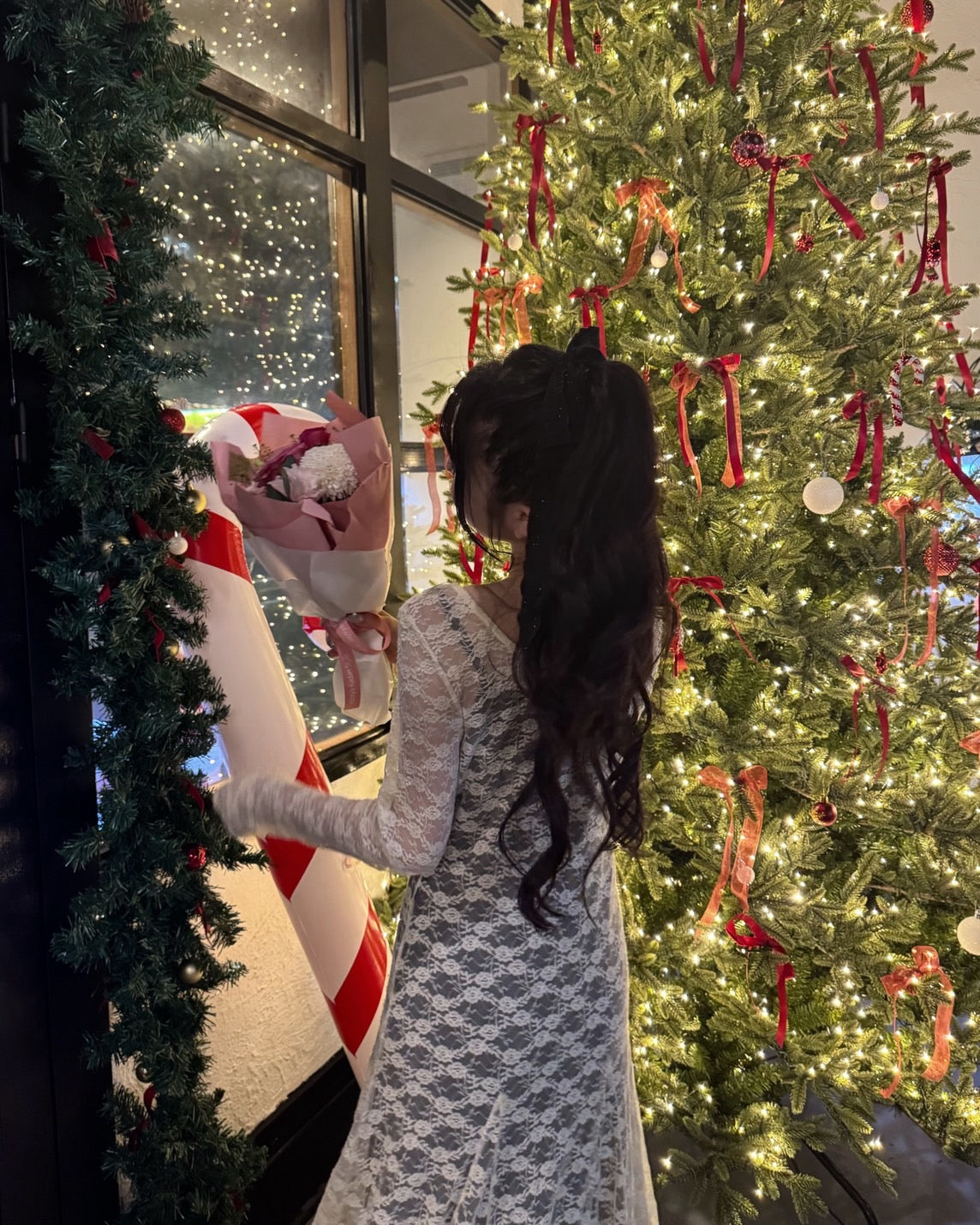 Lady like lace one-piece