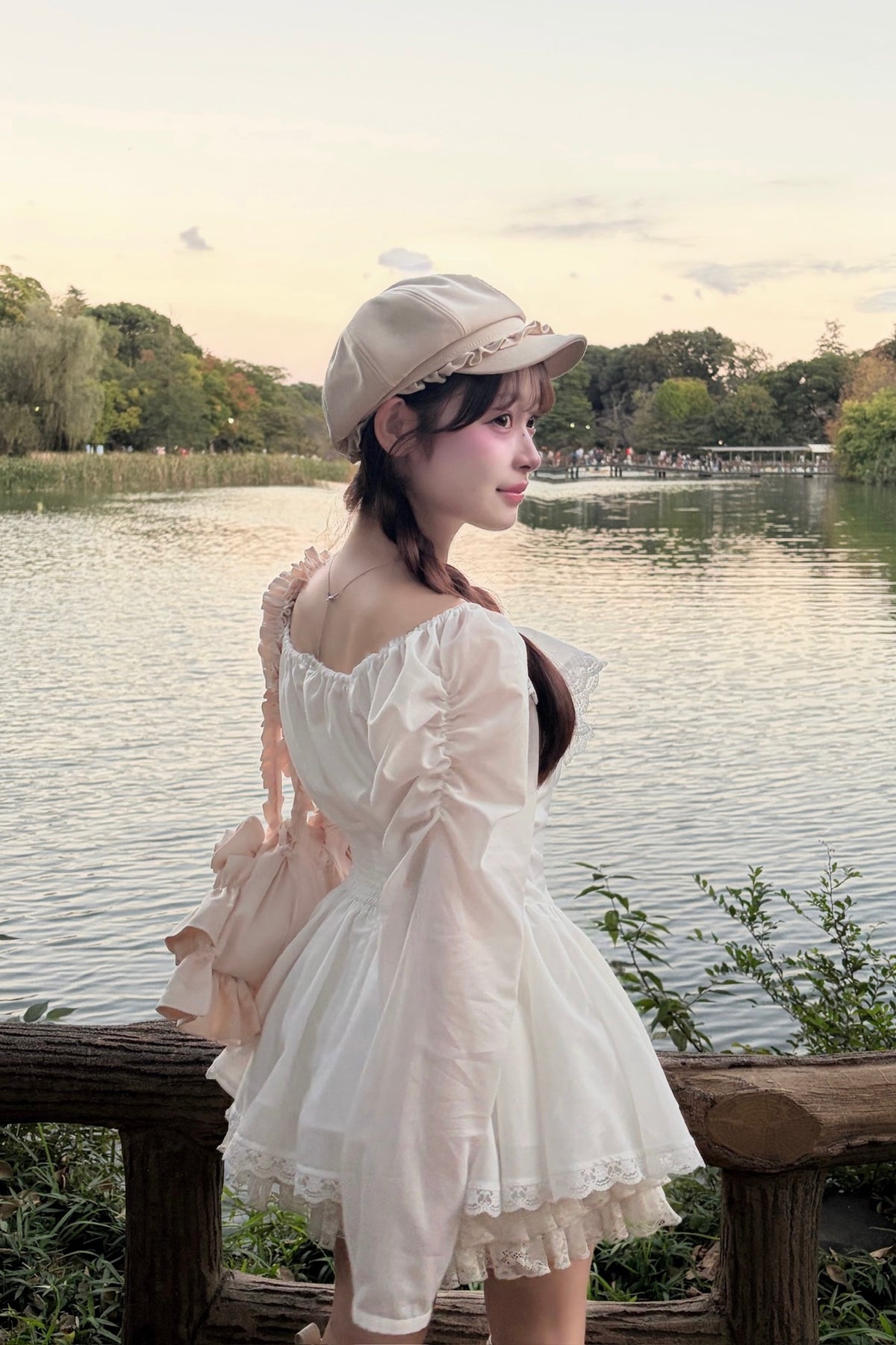 Baby frill casquette