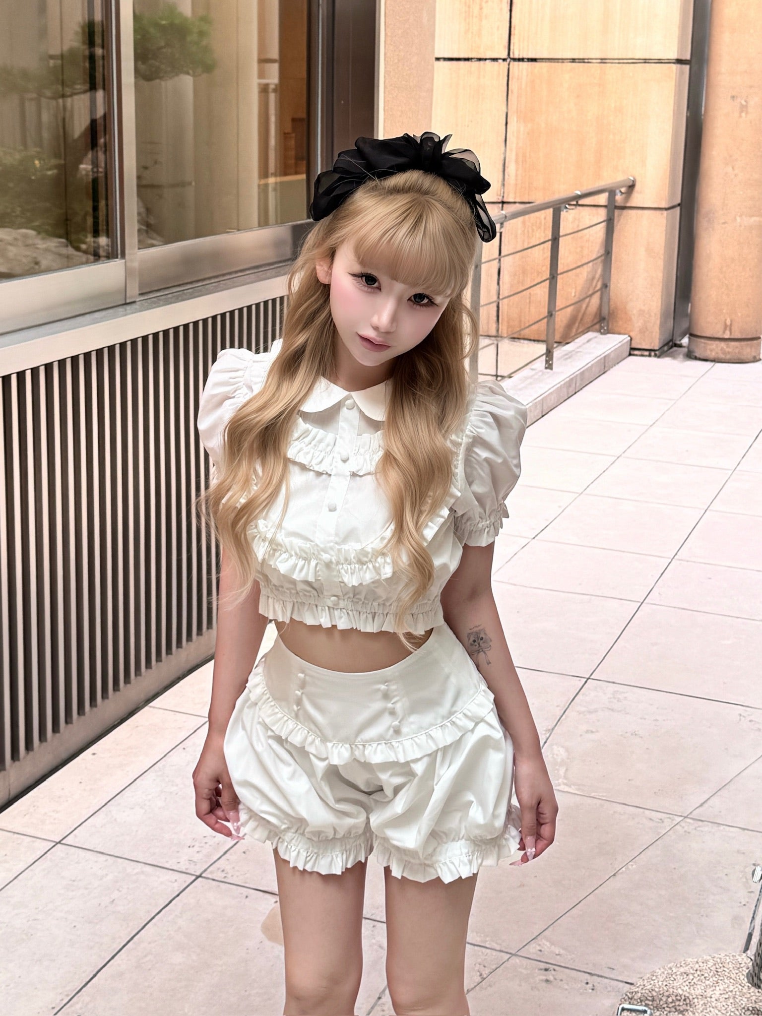 Baby frill pants