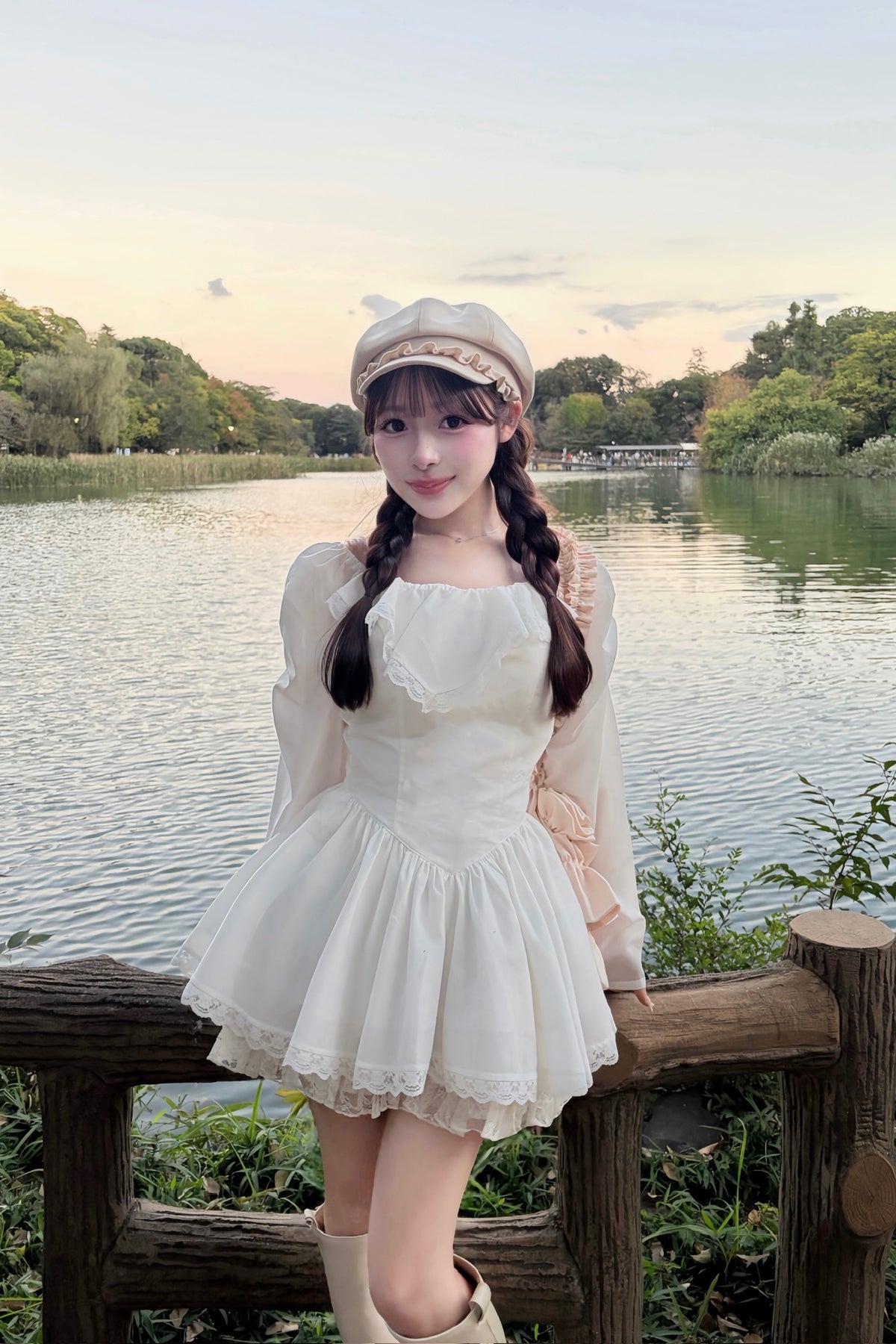 pure veil peplum blouse