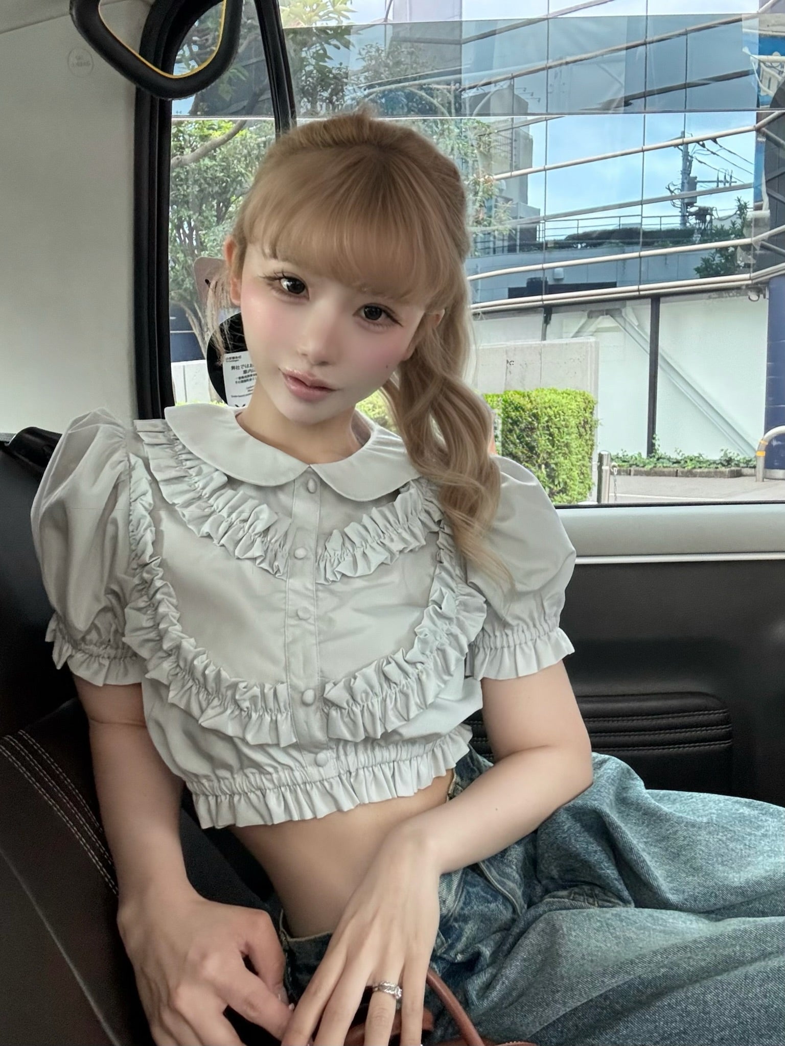 Baby frill blouse