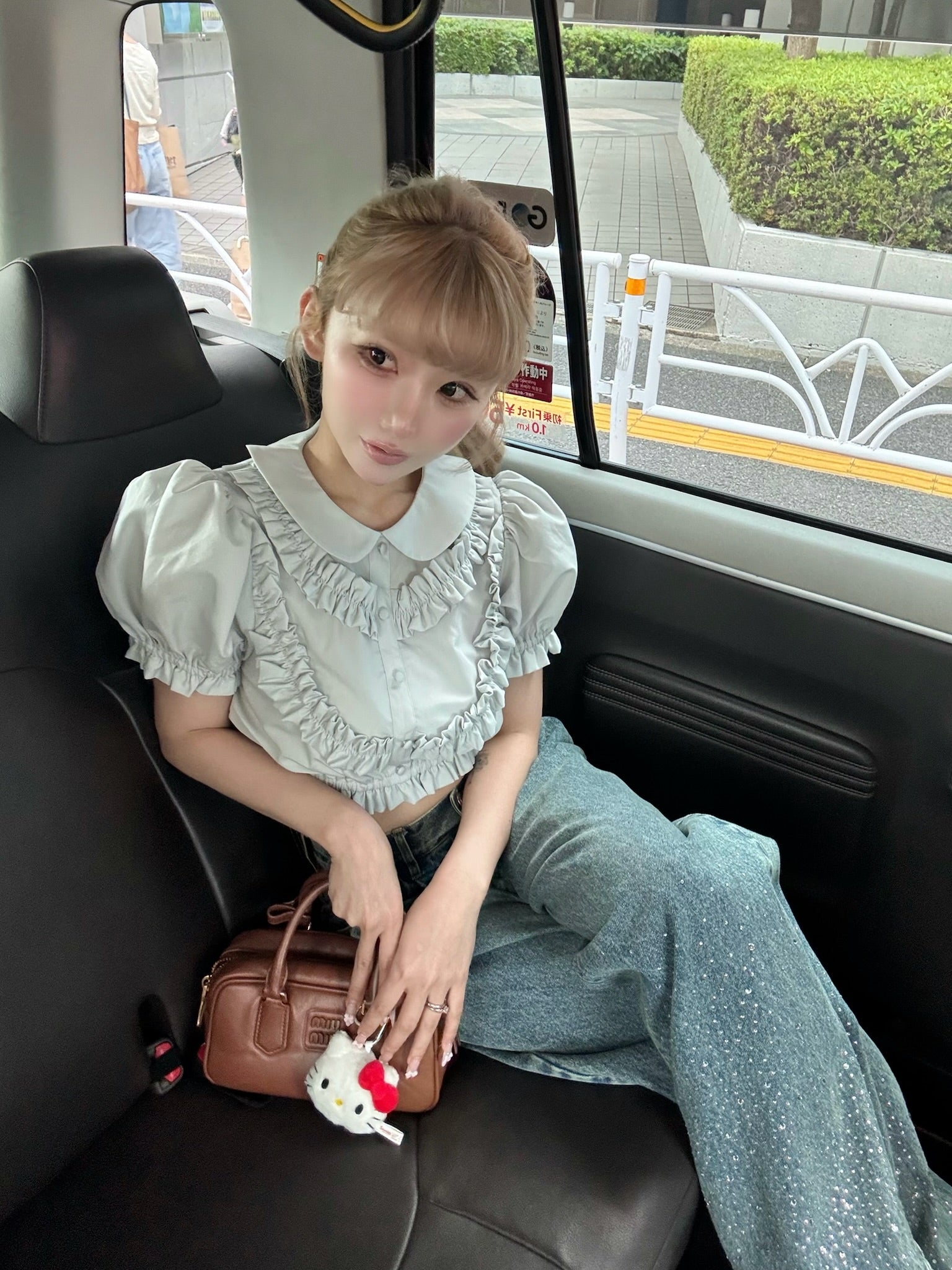 Baby frill blouse