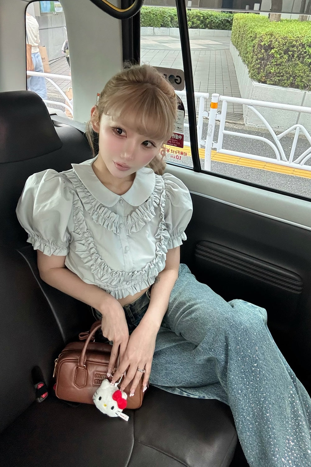Baby frill blouse