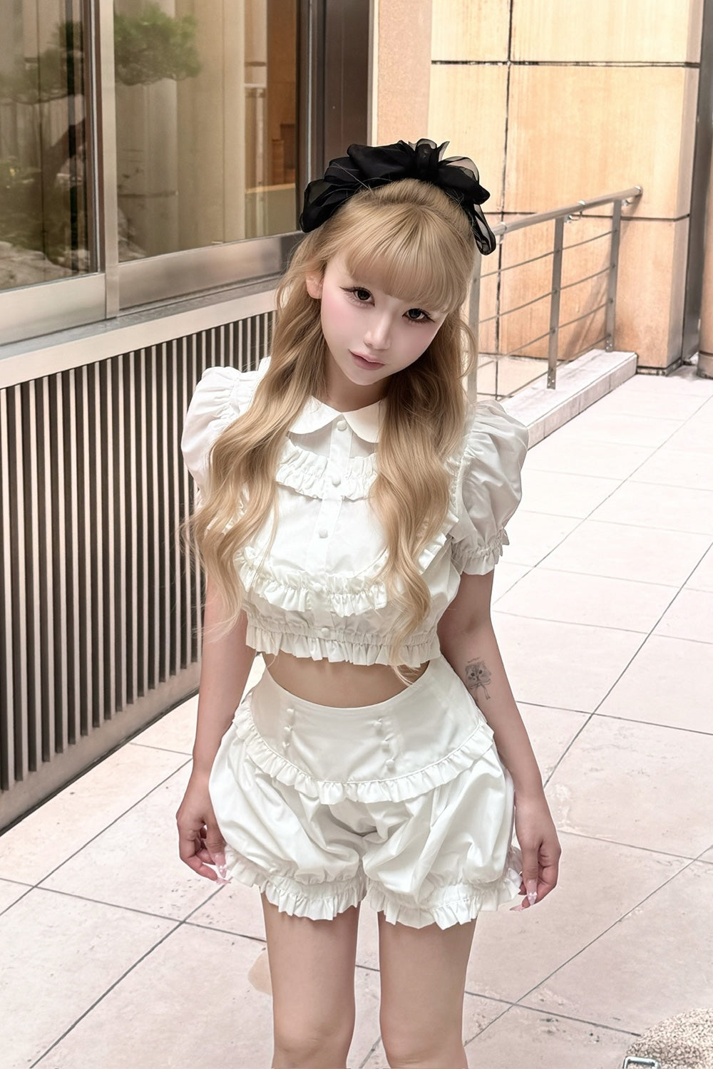 Baby frill pants