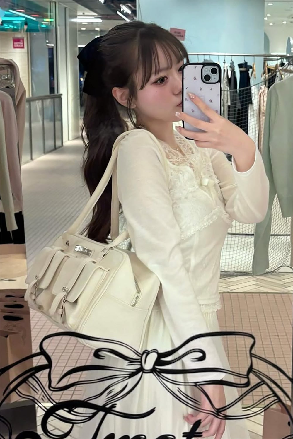Treat Ürself suède boston bag