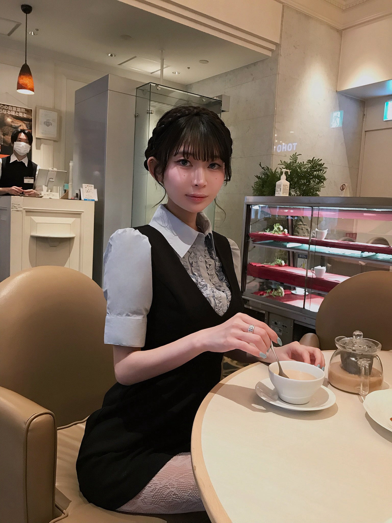 classy line jumper skirt