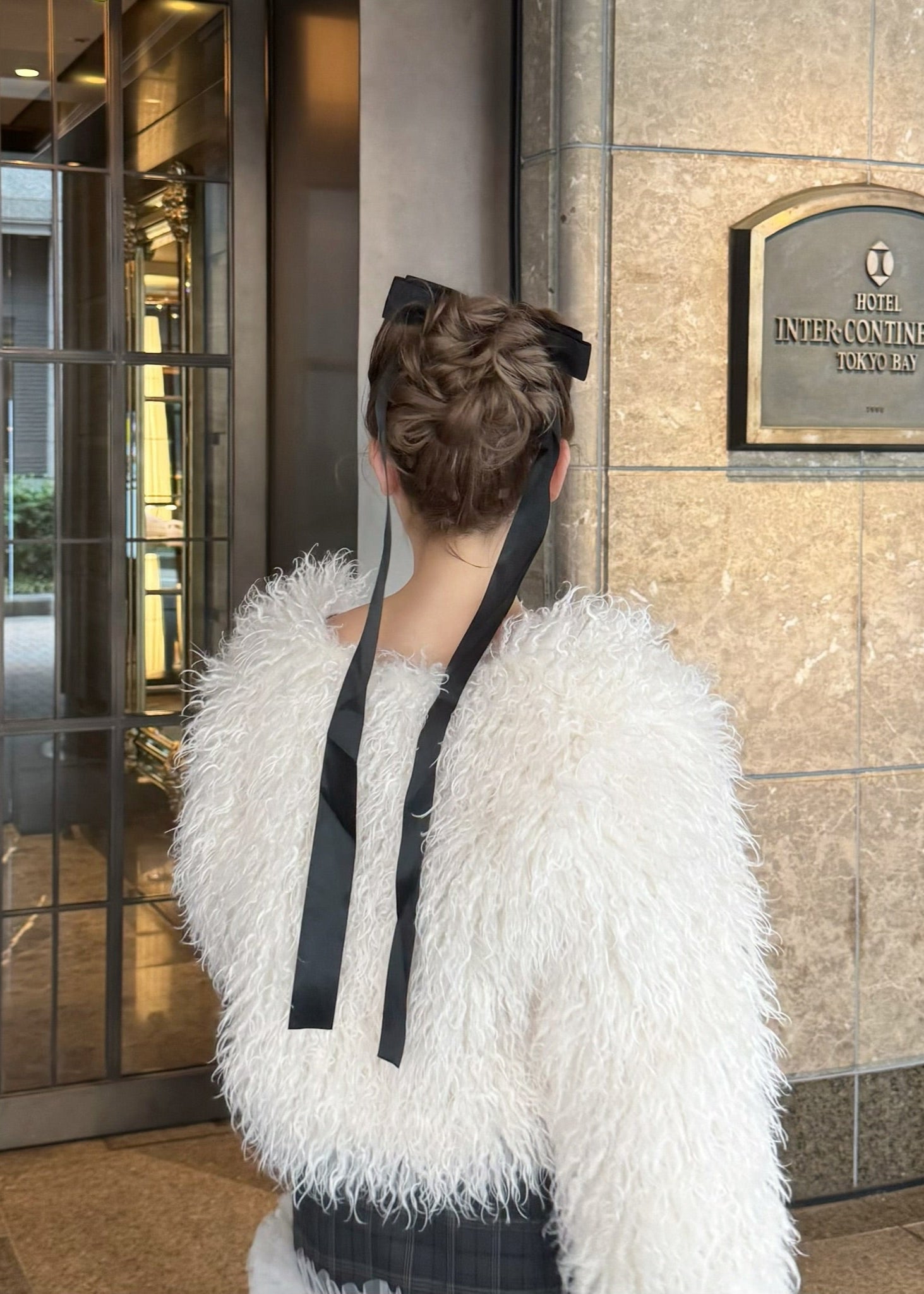Fluffy fur jacket